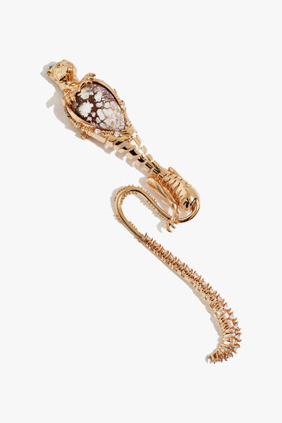 Outhous Temptress Leopard Statement Brooch indian designer wear online shopping melange singapore 