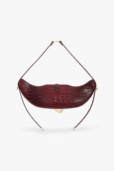 Outhouse The Boss Swing in Crimson Croc indian designer wear online shopping melange singapore 