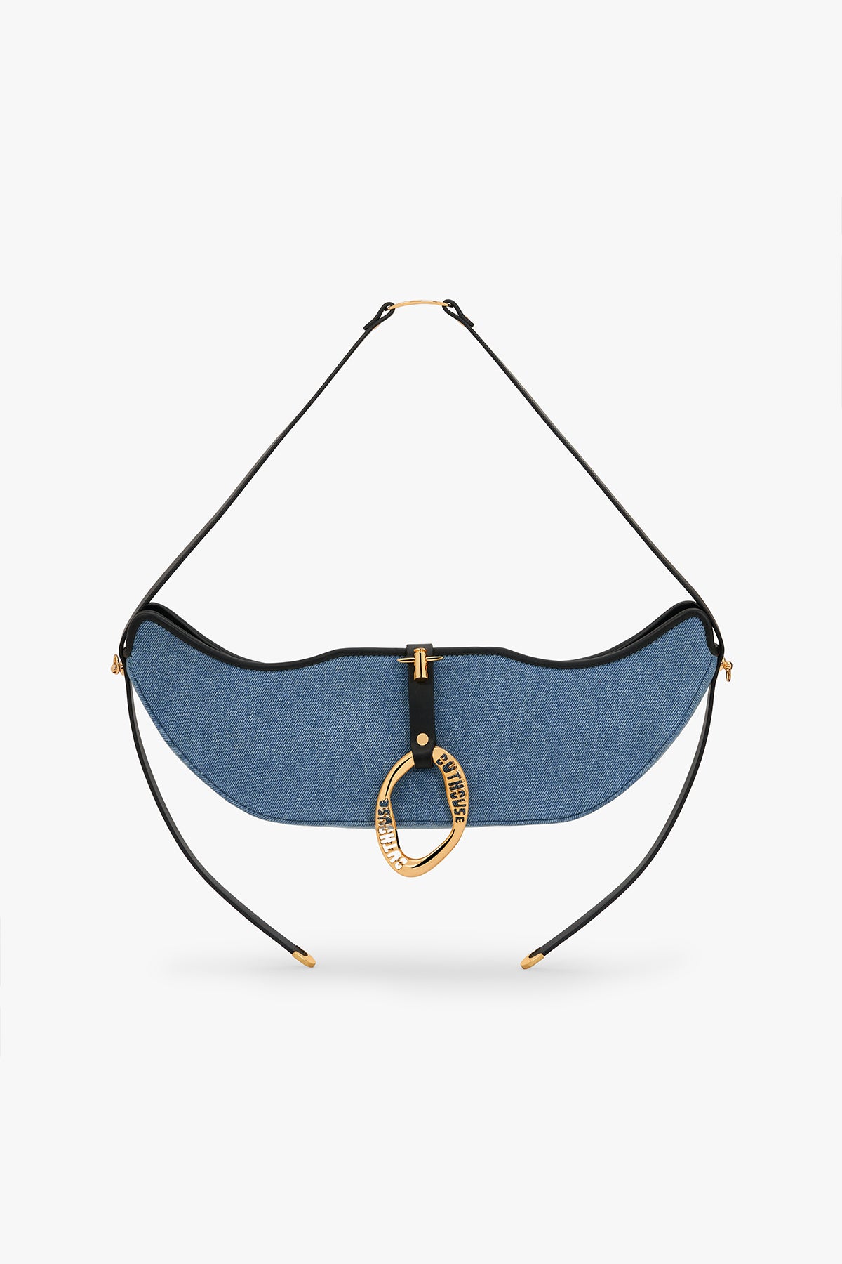 Outhouse The Boss Swing in Denim Blue indian designer wear online shopping melange singapore 