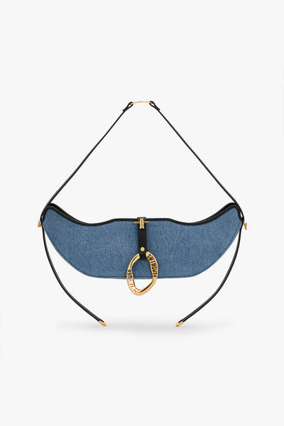 Outhouse The Boss Swing in Denim Blue indian designer wear online shopping melange singapore 