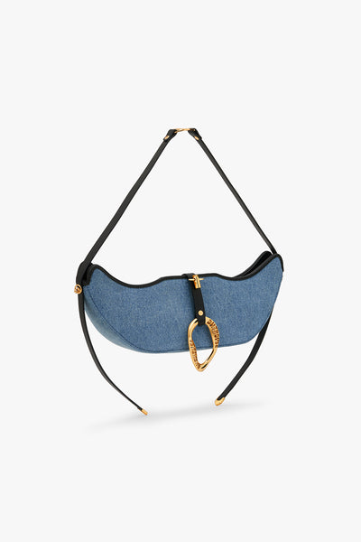 Outhouse The Boss Swing in Denim Blue indian designer wear online shopping melange singapore 