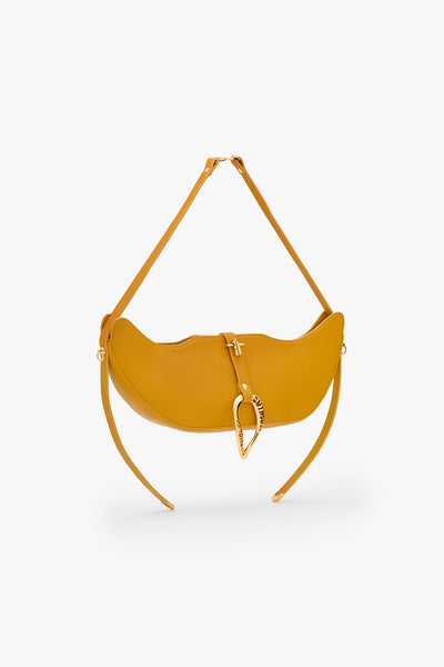 Outhouse The Boss Swing in Ochre Yellow indian designer wear online shopping melange singapore 