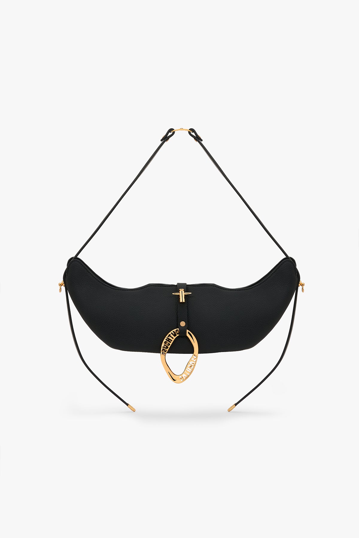 Outhouse The Boss Swing in Raven Black indian designer wear online shopping melange singapore 