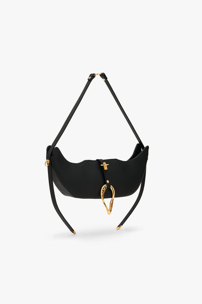 Outhouse The Boss Swing in Raven Black indian designer wear online shopping melange singapore 