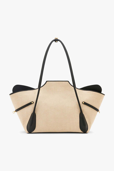 Outhouse The Boss Tote in Canvas Jute indian designer wear online shopping melange singapore 