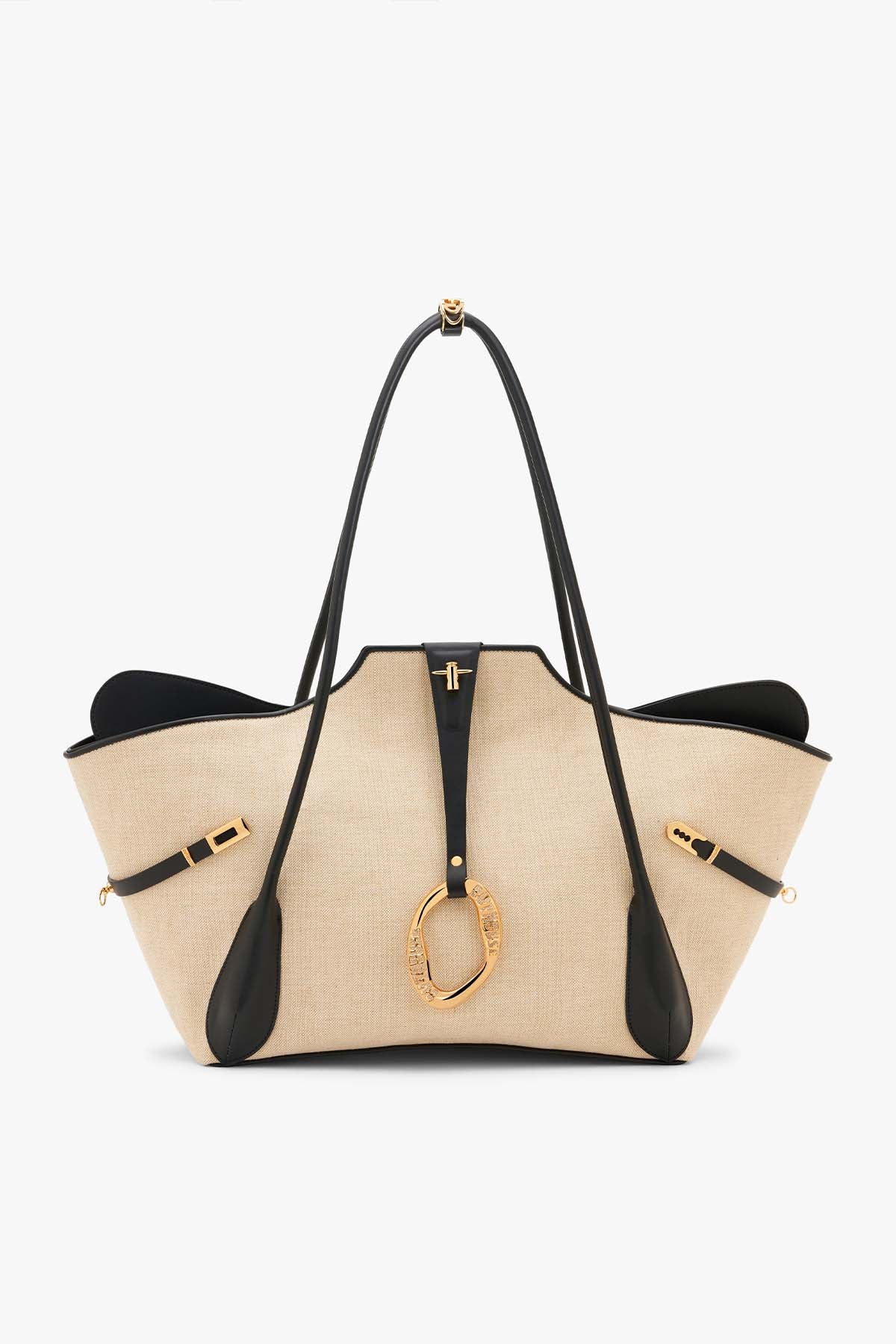 Outhouse The Boss Tote in Canvas Jute indian designer wear online shopping melange singapore 