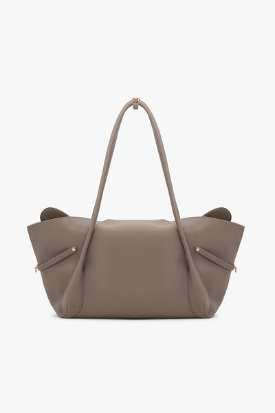 Outhouse The Boss Tote in Greige Taupe indian designer wear online shopping melange singapore 