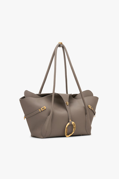 Outhouse The Boss Tote in Greige Taupe indian designer wear online shopping melange singapore 