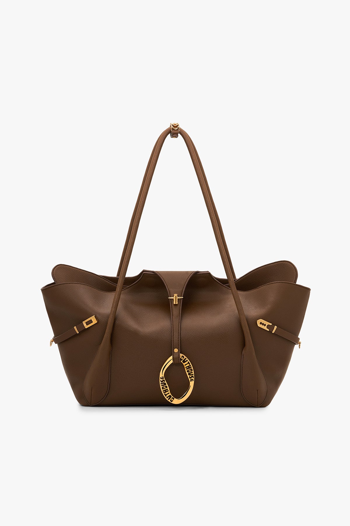 Outhouse The Boss Tote in Mocha Brown indian designer wear online shopping melange singapore 