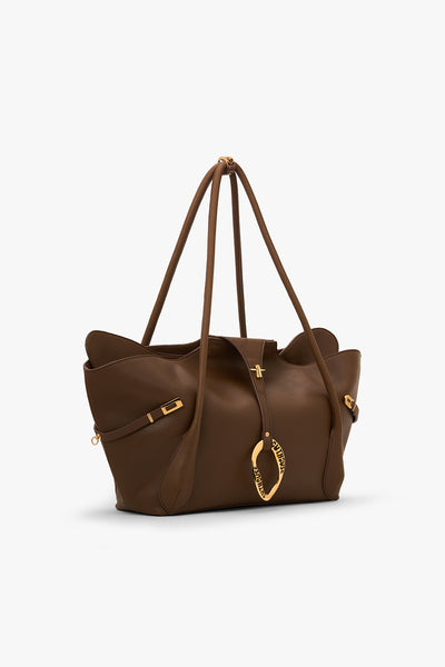 Outhouse The Boss Tote in Mocha Brown indian designer wear online shopping melange singapore 