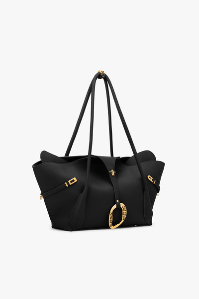 Outhouse The Boss Tote in Raven Black indian designer wear online shopping melange singapore 