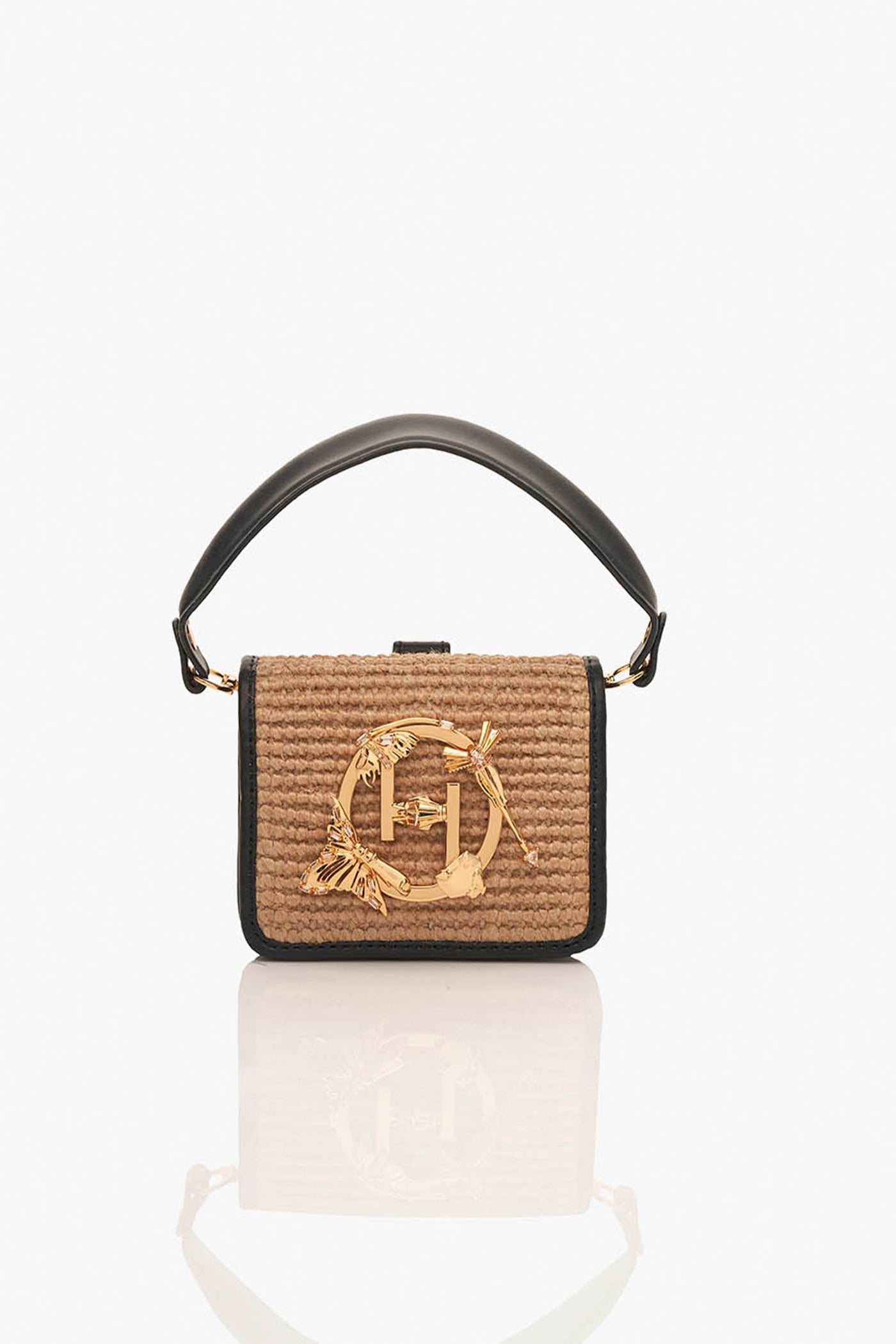 Outhouse The Oh V Furbie In Jute accessories online shopping melange singapore indian designer wear