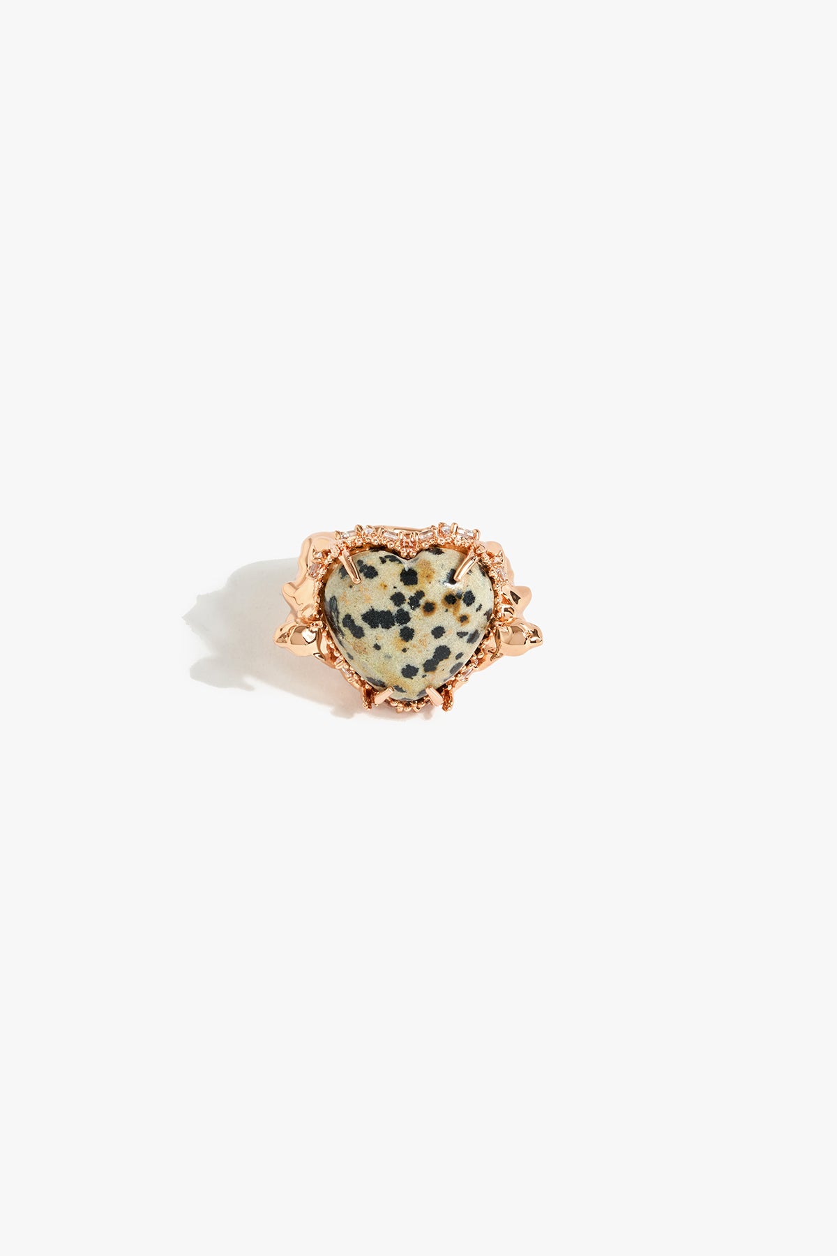 Outhous The Wild Empress Ring in Dalmatian Stone indian designer wear online shopping melange singapore 
