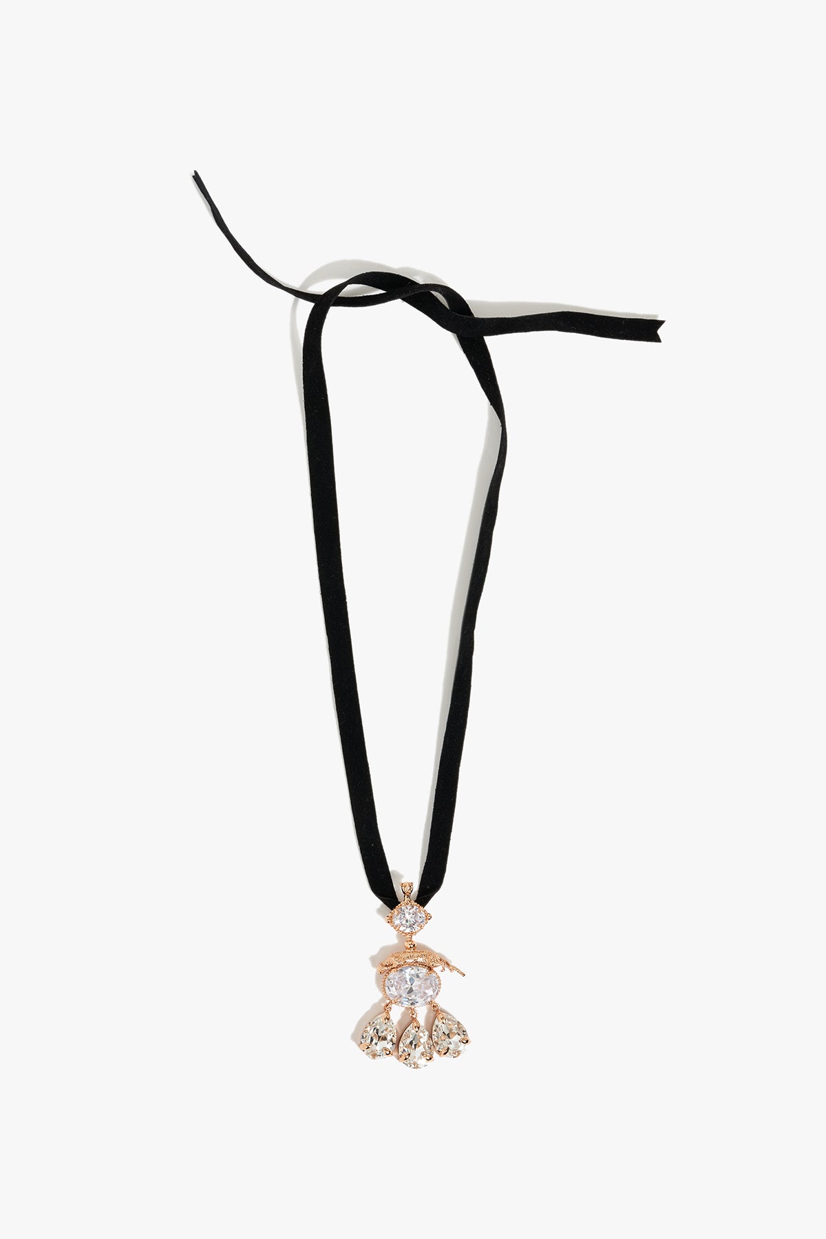 Outhous Velvet Lepeord Choker indian designer wear online shopping melange singapore 