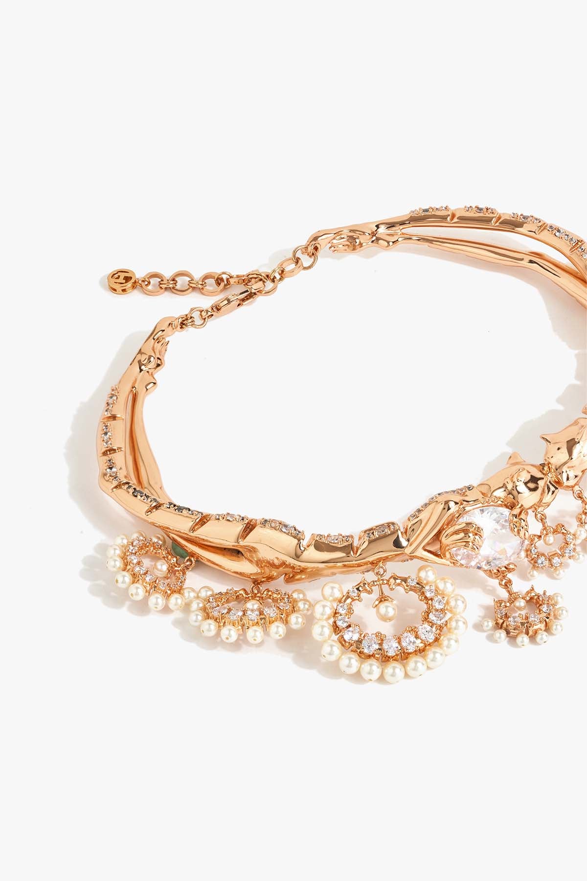 Outhous Wild Majestic Pearl Choker indian designer wear online shopping melange singapore 
