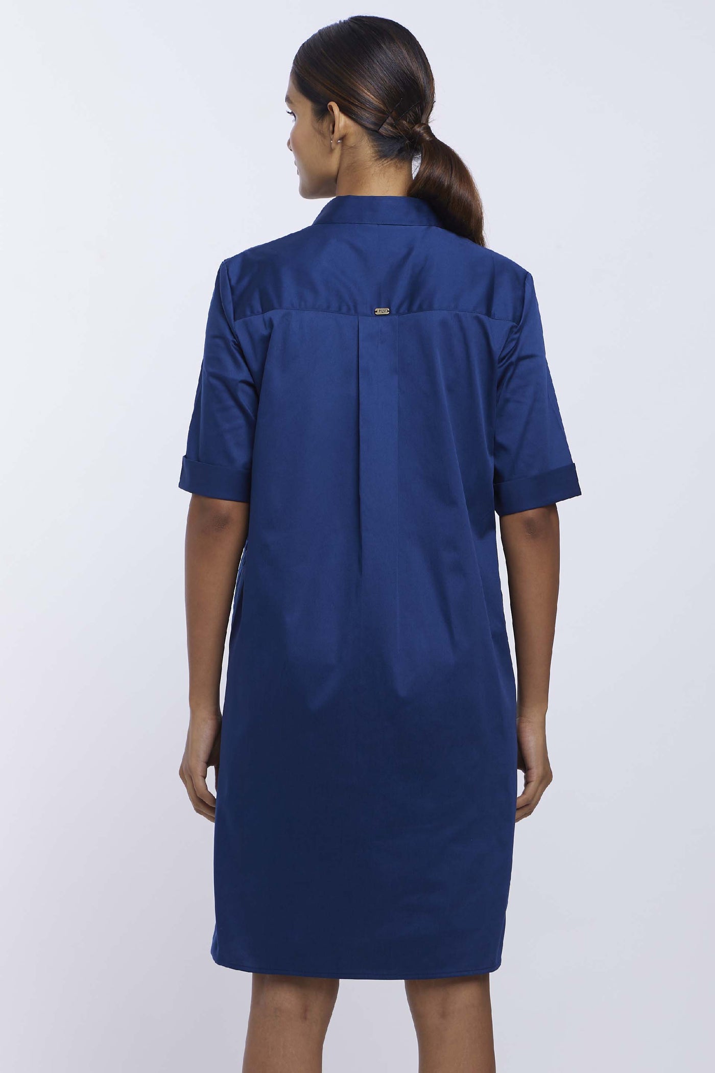 Pallavi Swadi Midnight Blue Pocket Dress indian designer online shopping melange singapore