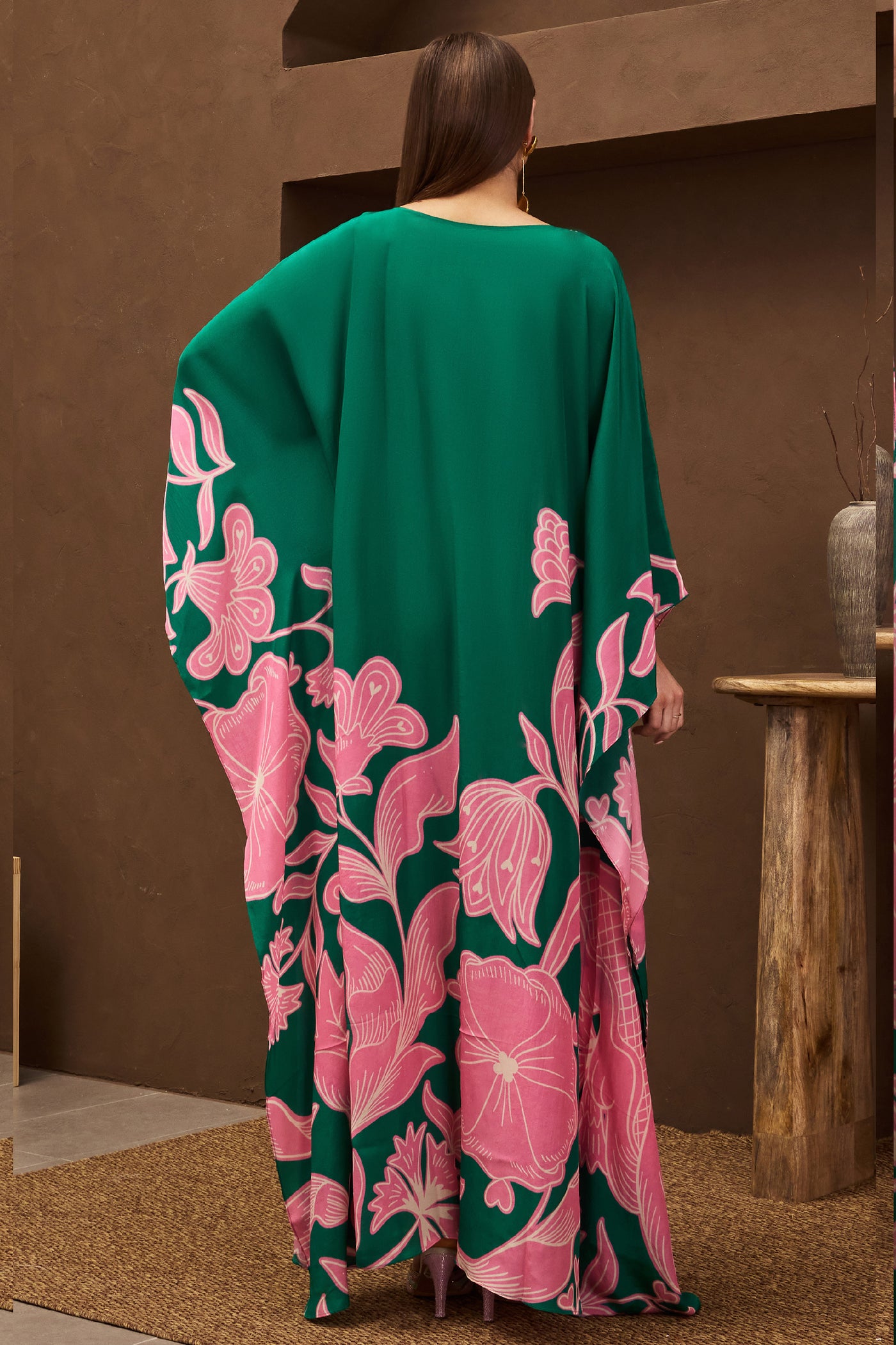 Papa Dont Preach Emerald Cloud Kaftan indian designer wear online shopping melange singapore