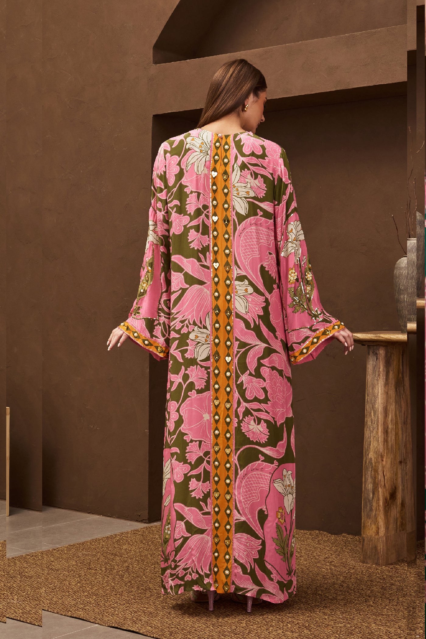 Papa Dont Preach Wabi Sabi Kaftan indian designer wear online shopping melange singapore