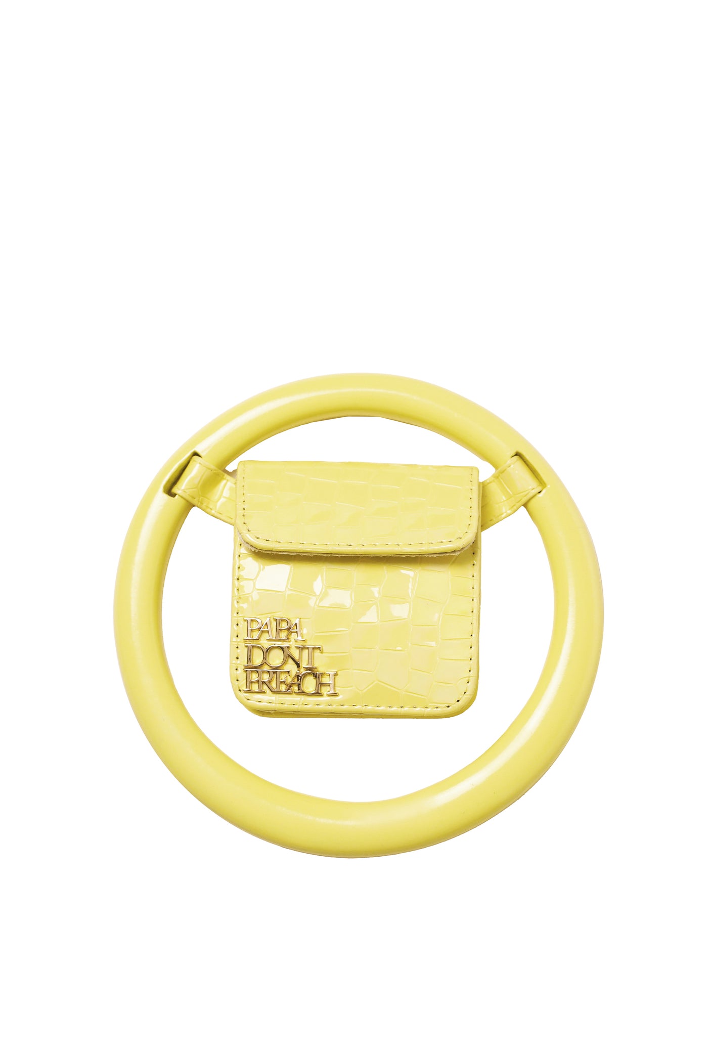 Papa Dont Preach Accessories Popcorn Yellow Spidey indian designer wear online shopping melange singapore 