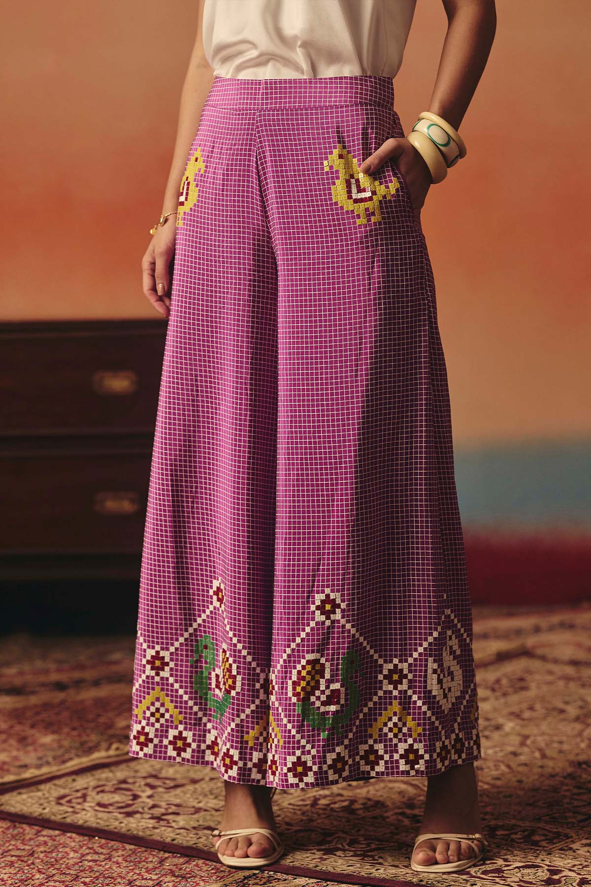 Pooja Rajgarhia Gupta Bulbul Pants indian designer wear online shopping melange singapore 