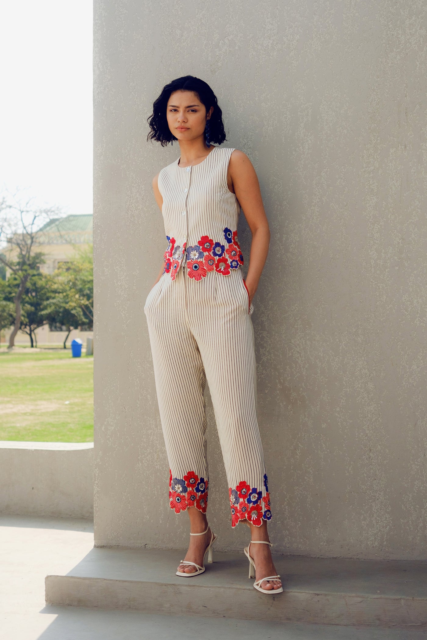 Pooja Rajgarhia Gupta Chloe Pants indian designer wear online shopping melange singapore