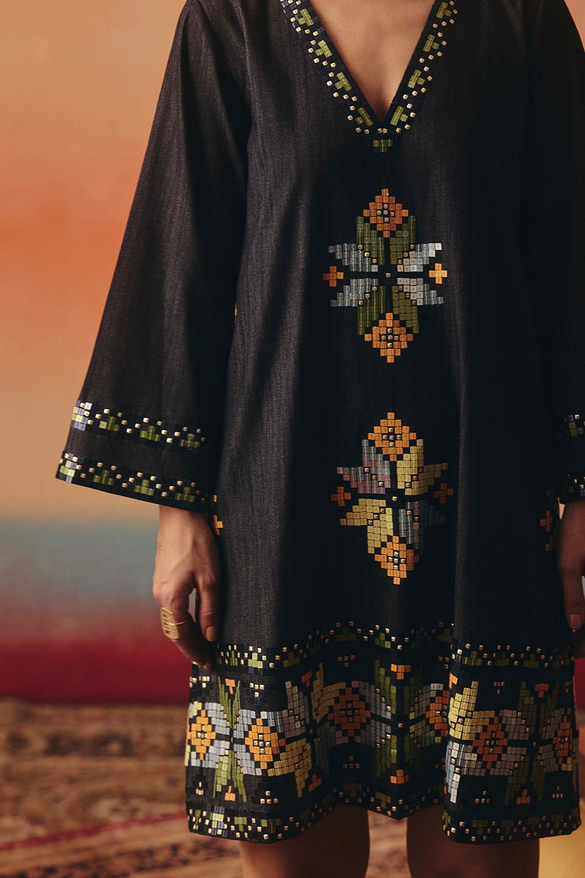 Pooja Rajgarhia Gupta Dhara Dress indian designer wear online shopping melange singapore 