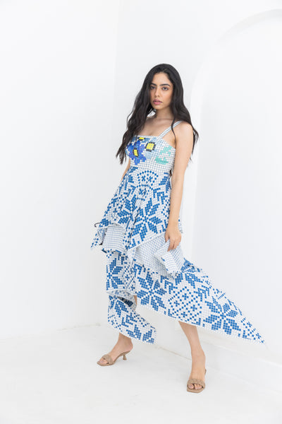 Pooja Rajgarhia Gupta Matrix Dress indian designer wear online shopping melange singapore