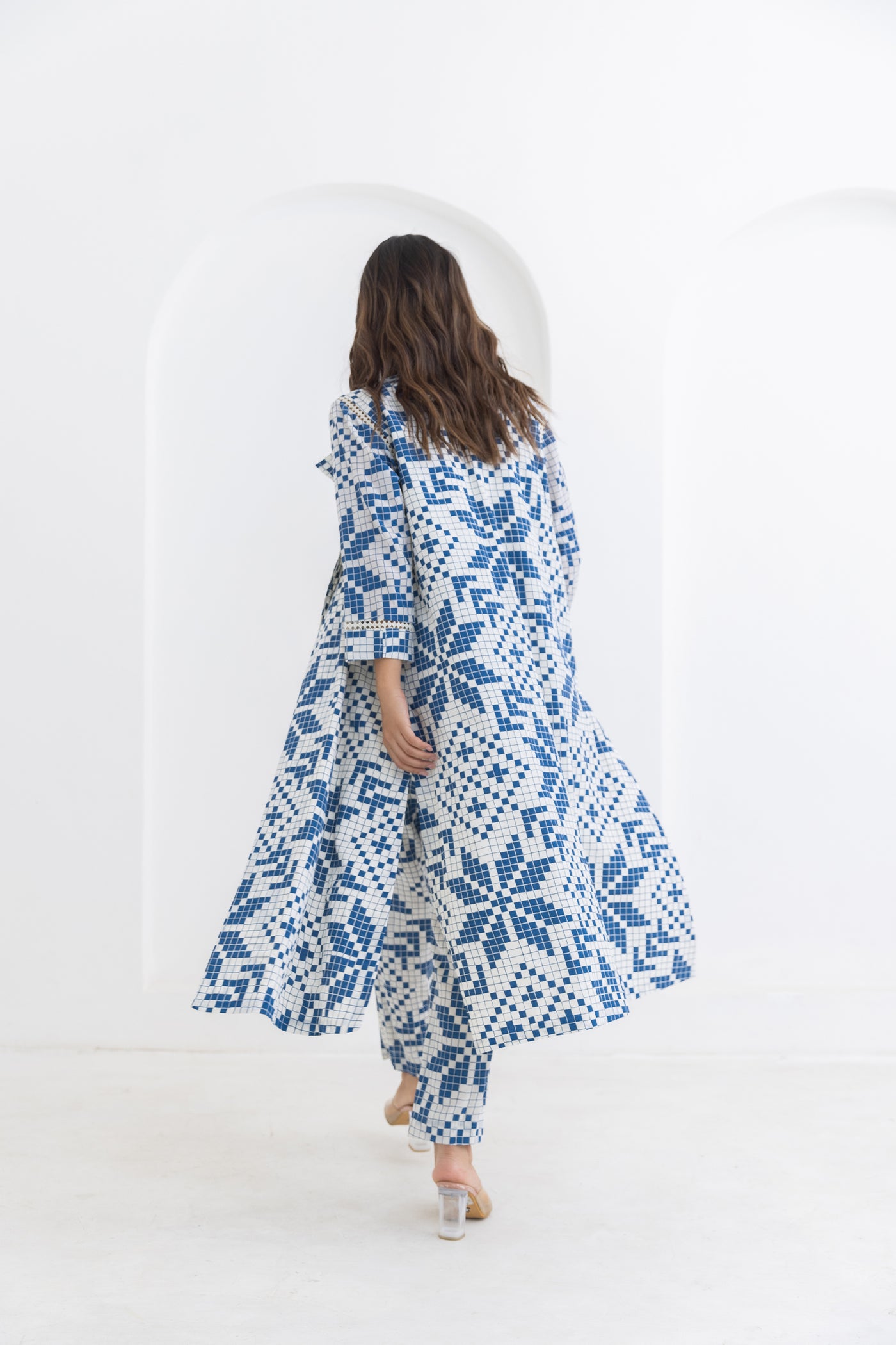 Pooja Rajgarhia Gupta Matrix Jacket Set indian designer wear online shopping melange singapore