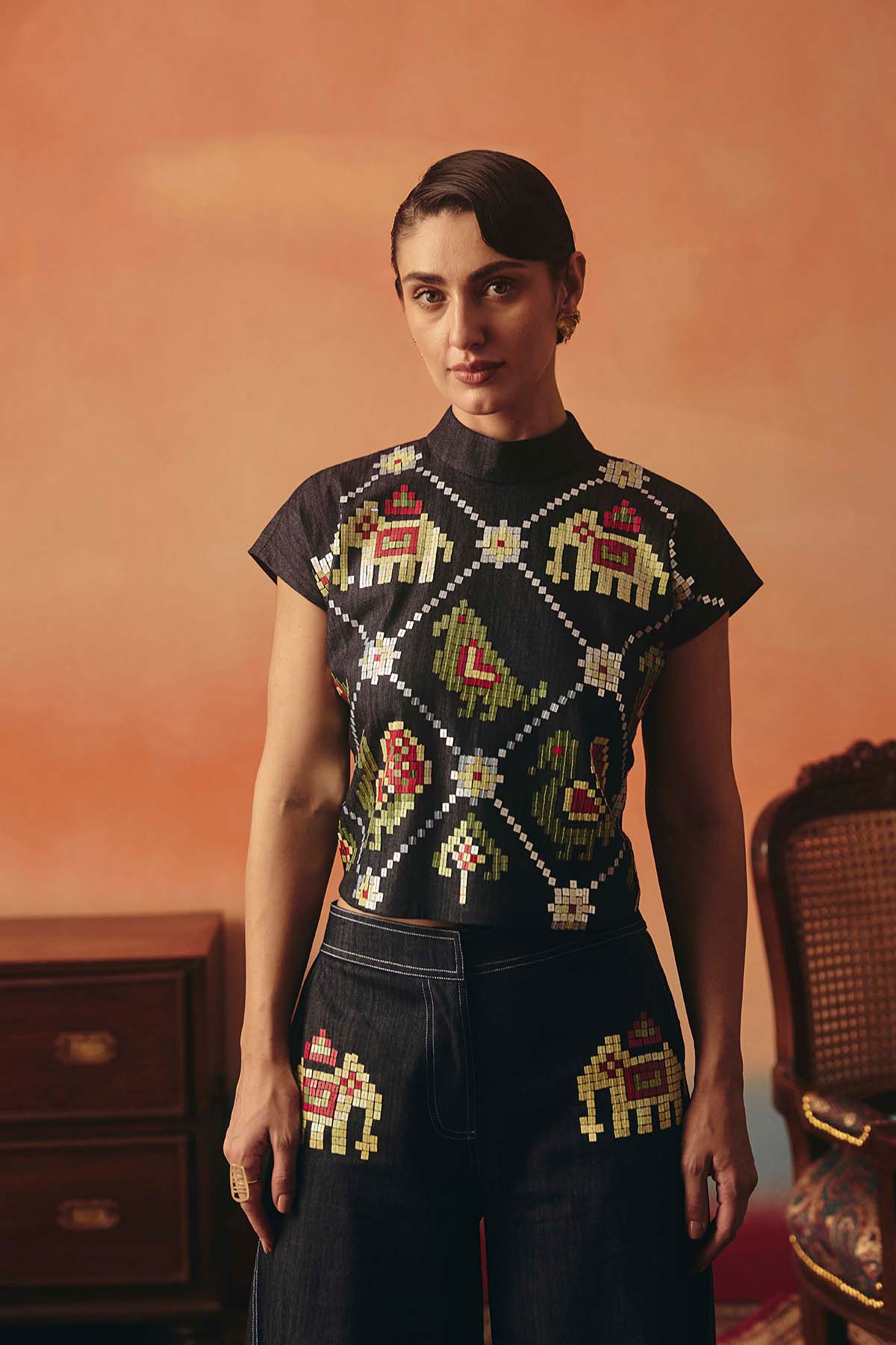 Pooja Rajgarhia Gupta Mithu Co Ord indian designer wear online shopping melange singapore 
