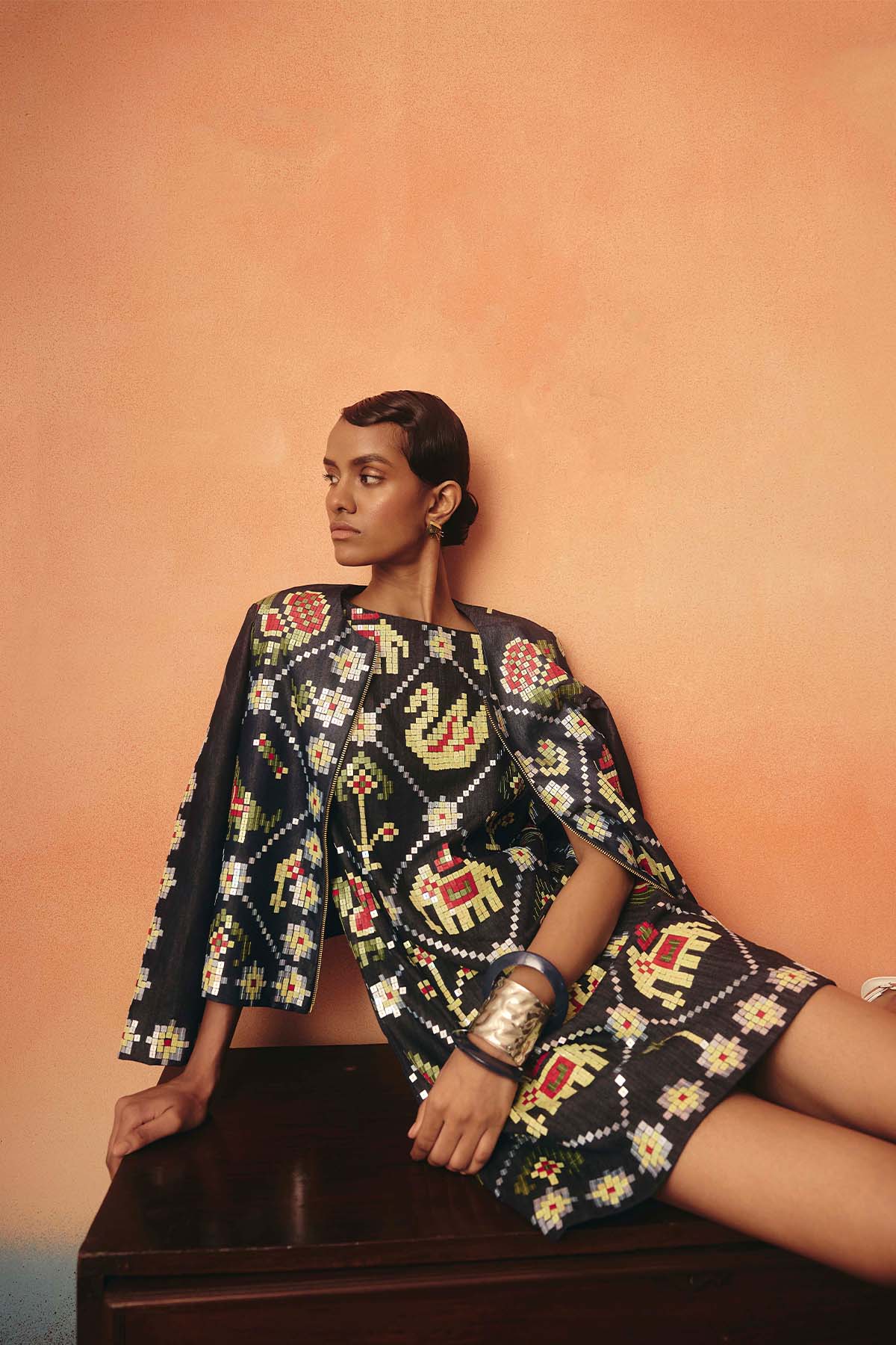 Pooja Rajgarhia Gupta Mithu Dress indian designer wear online shopping melange singapore 
