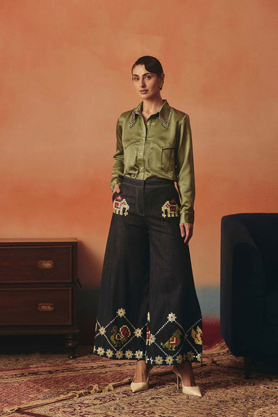 Pooja Rajgarhia Gupta Mithu Pants indian designer wear online shopping melange singapore 