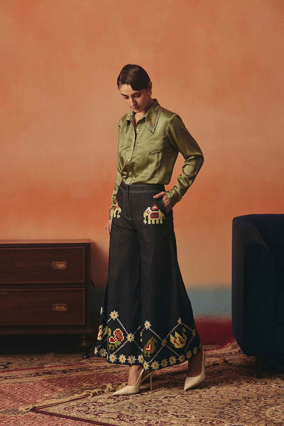 Pooja Rajgarhia Gupta Mithu Pants indian designer wear online shopping melange singapore 