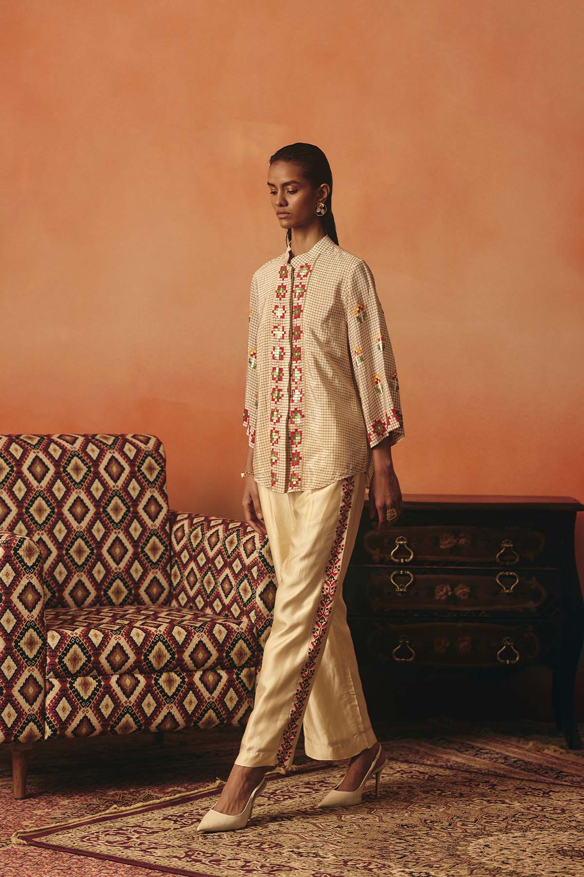 Pooja Rajgarhia Gupta Neerja Co Ord indian designer wear online shopping melange singapore 