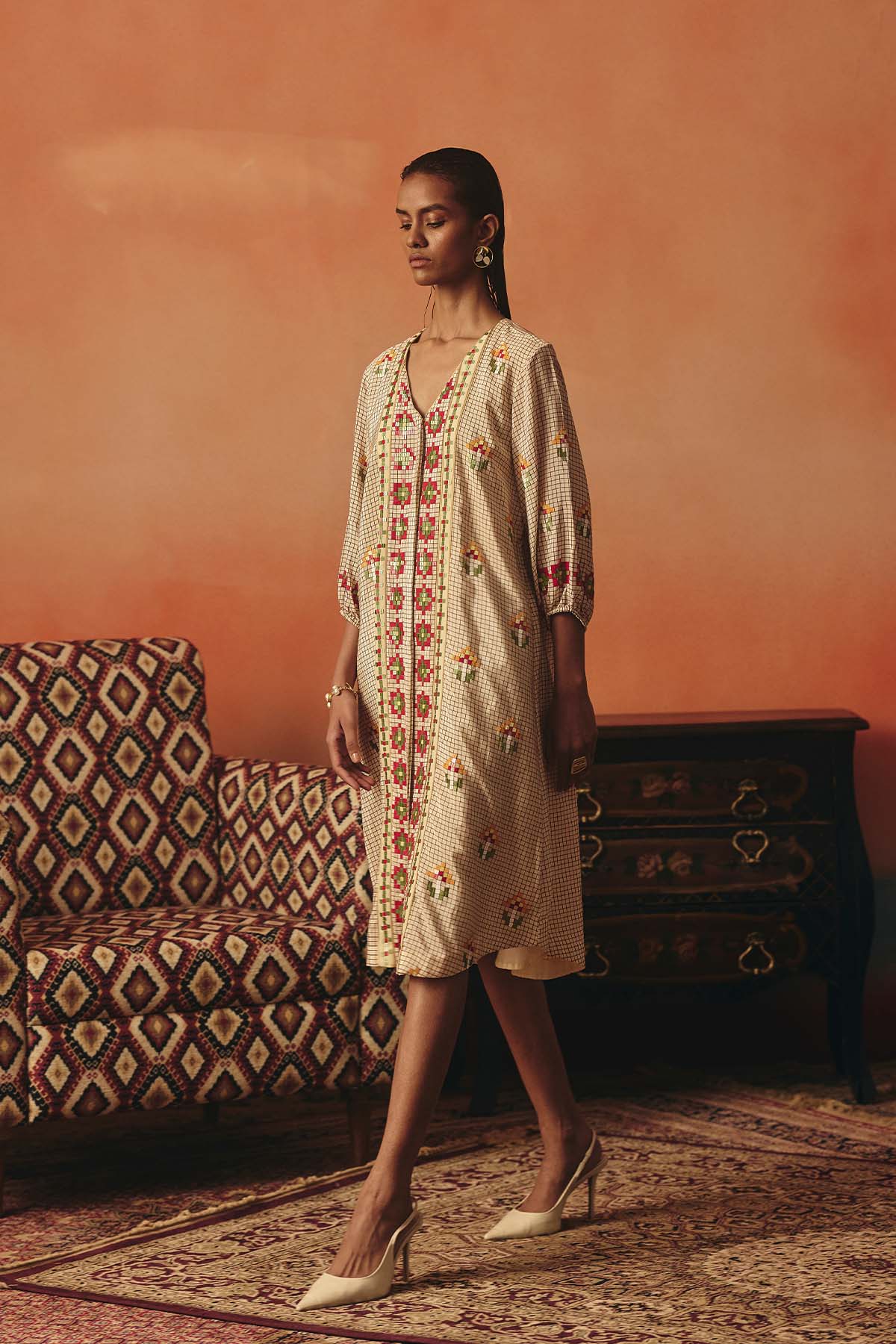 Pooja Rajgarhia Gupta Neerja Dress indian designer wear online shopping melange singapore 
