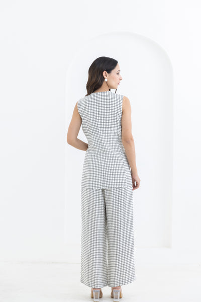 Pooja Rajgarhia Gupta Sunflower Jacekt Set indian designer wear online shopping melange singapore