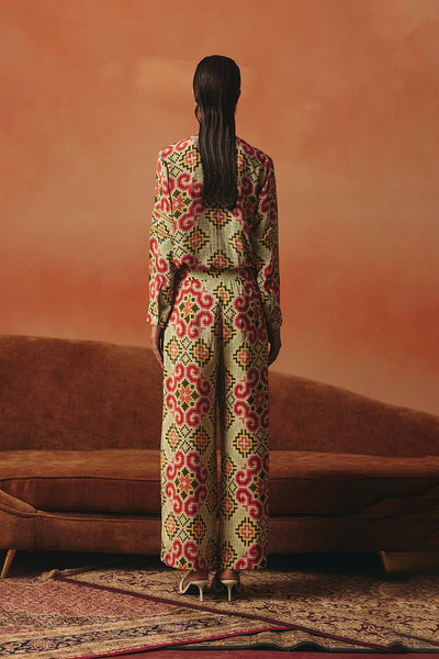 Pooja Rajgarhia Gupta Tara Lace Shirt indian designer wear online shopping melange singapore 