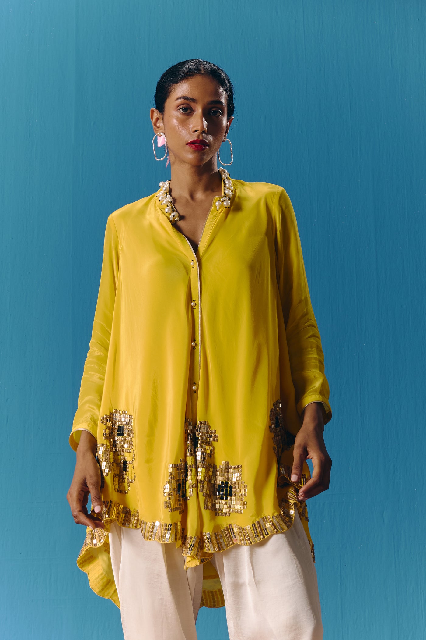 Pooja Rajgarhia Gupta The Dawn Kurta Set indian designer wear online shopping melange singapore