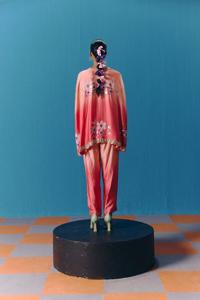 Pooja Rajgarhia Gupta The Dusk Cape Set indian designer wear online shopping melange singapore
