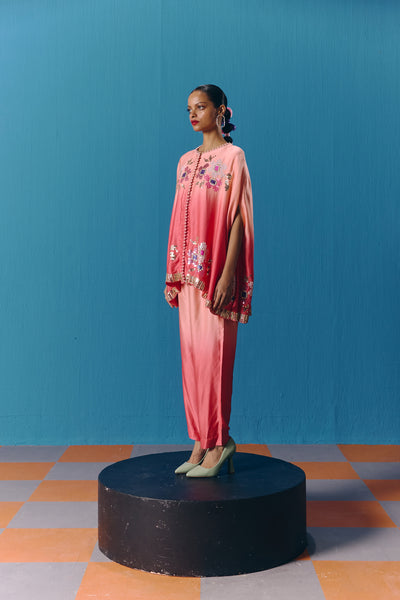Pooja Rajgarhia Gupta The Dusk Cape Set indian designer wear online shopping melange singapore