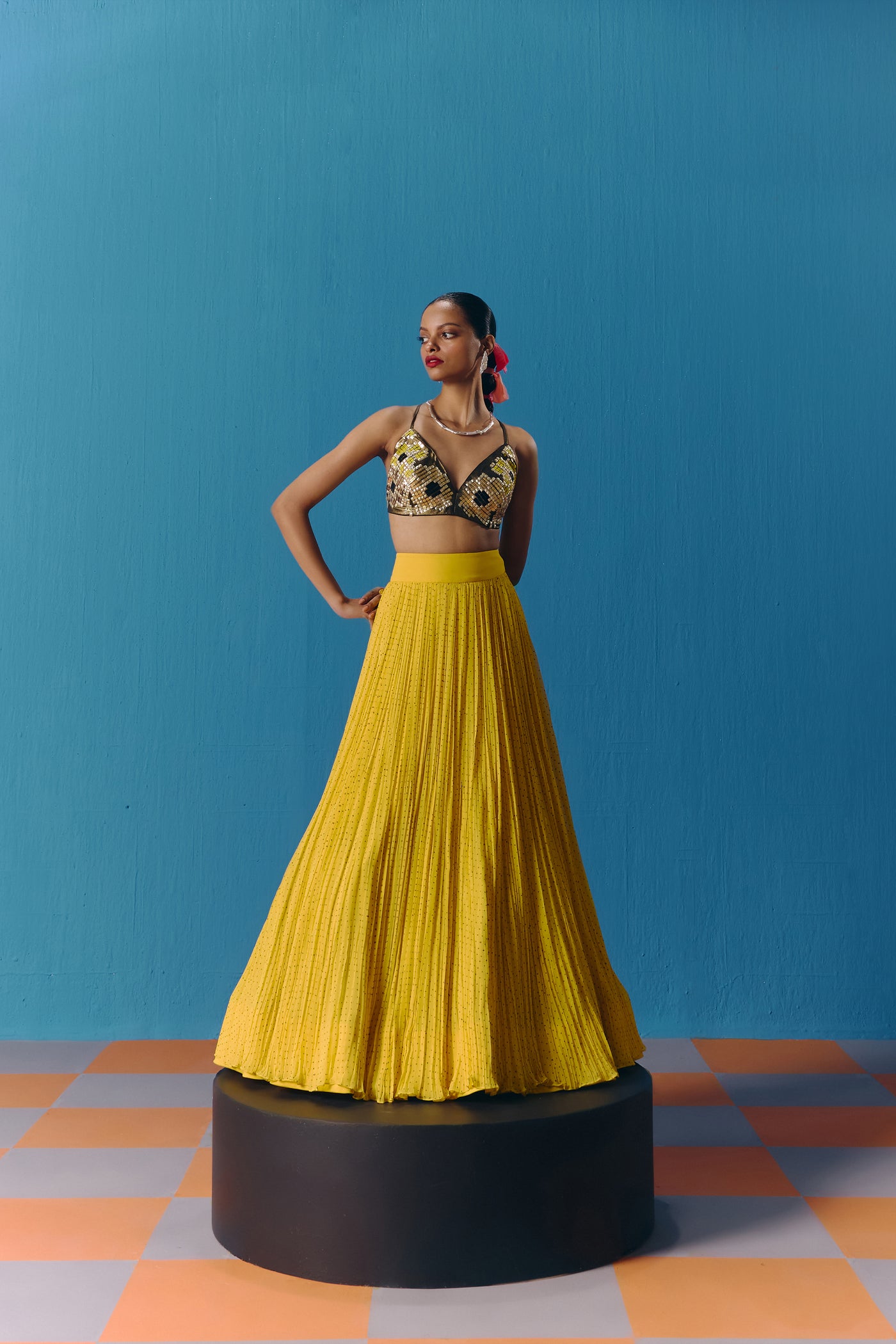 Pooja Rajgarhia Gupta The Sunlit Lehenga Set indian designer wear online shopping melange singapore
