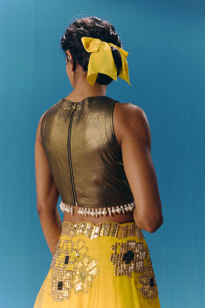 Pooja Rajgarhia Gupta The Sunset Lehenga indian designer wear online shopping melange singapore