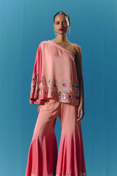 Pooja Rajgarhia Gupta The Twilight Assymetric Co-ord Set indian designer wear online shopping melange singapore