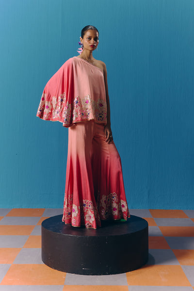 Pooja Rajgarhia Gupta The Twilight Assymetric Co-ord Set indian designer wear online shopping melange singapore