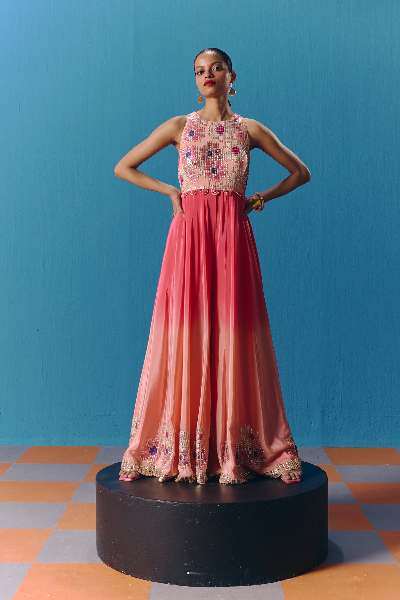 Pooja Rajgarhia Gupta The Twilight Jumpsuit indian designer wear online shopping melange singapore