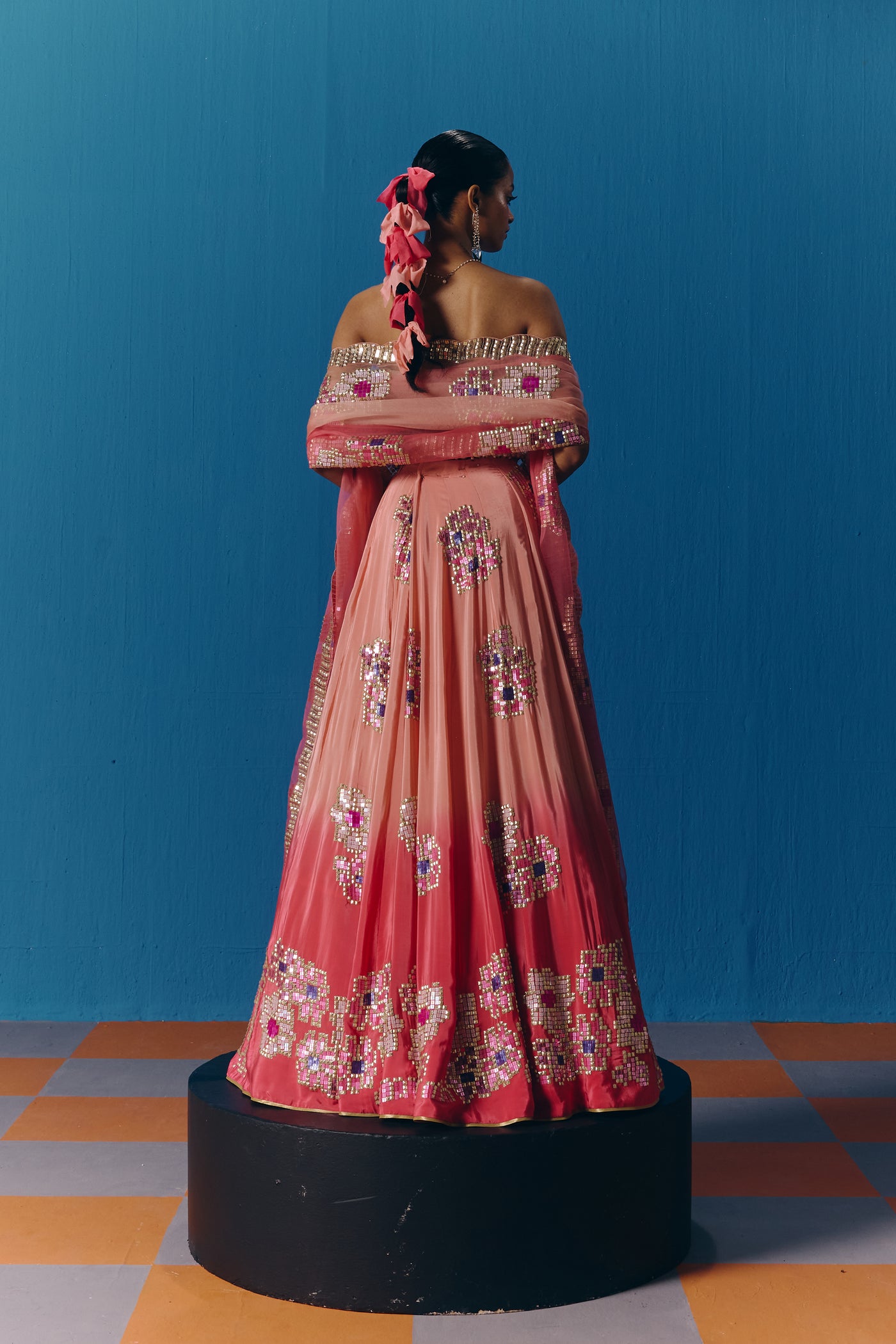 Pooja Rajgarhia Gupta The Twilight Lehenga Set indian designer wear online shopping melange singapore