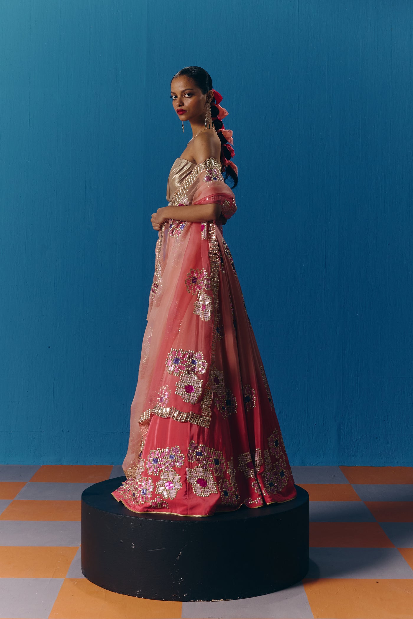 Pooja Rajgarhia Gupta The Twilight Lehenga Set indian designer wear online shopping melange singapore