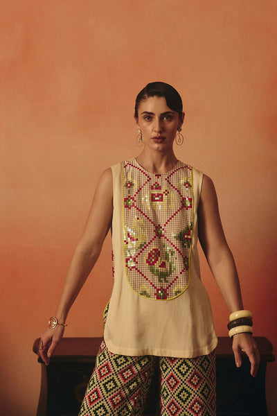 Pooja Rajgarhia Gupta Tota Maina Co Ord indian designer wear online shopping melange singapore 
