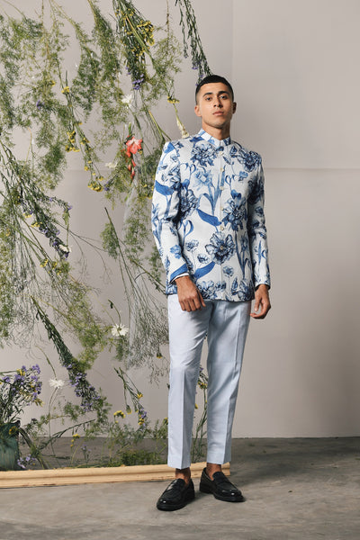 Project Bandi Blue Brava Bg indian designer wear online shopping melange singapore