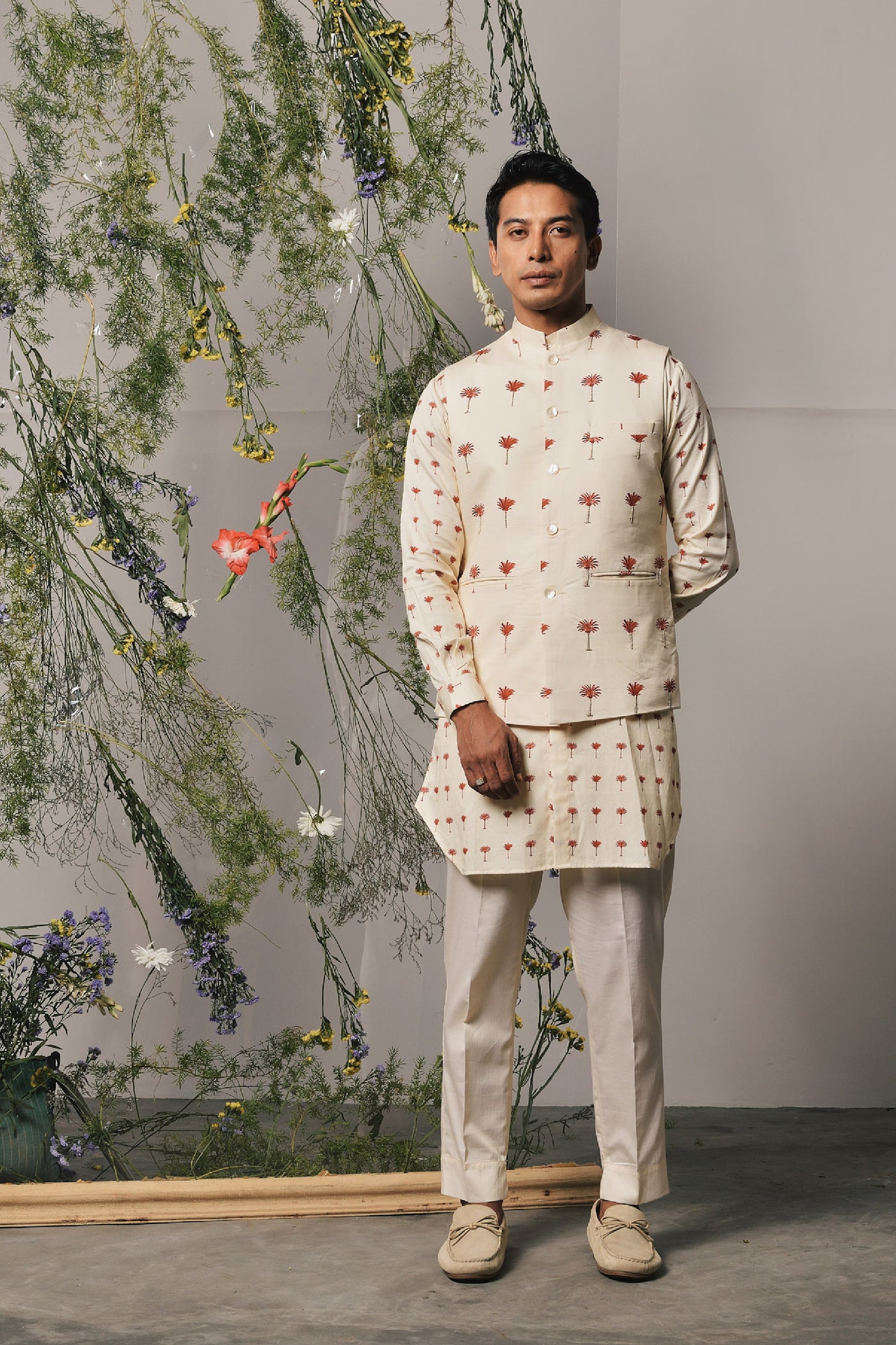 Project Bandi Cherry Palma Embroidered Bandi indian designer wear online shopping melange singapore