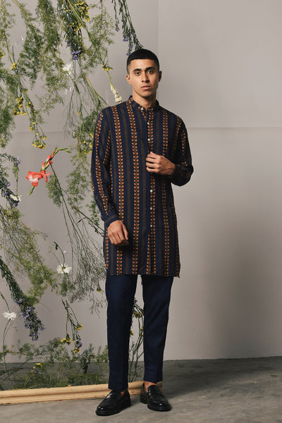 Project Bandi Midnight Riga Kp indian designer wear online shopping melange singapore